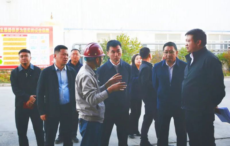 大通縣委副書記、縣長(zhǎng)馬明旭一行蒞臨工投公司調(diào)研指導(dǎo)