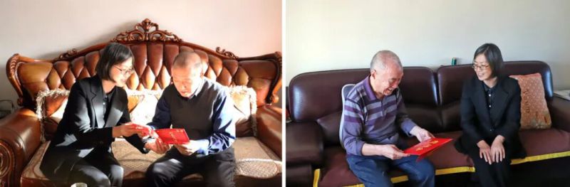 集團(tuán)領(lǐng)導(dǎo)春節(jié)前夕走訪慰問(wèn)老同志及一線員工