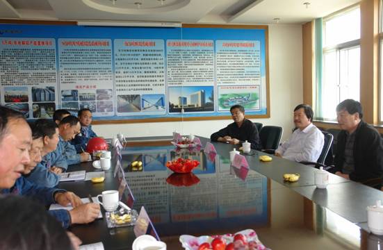 劉崇珩、馮志洪蒞臨青海物產(chǎn)北川工業(yè)物流園參觀